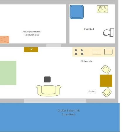 Appartements Fischerhus Глове Екстериор снимка