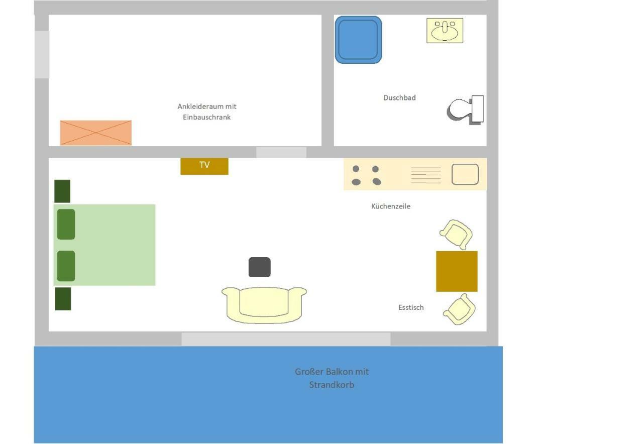 Appartements Fischerhus Глове Екстериор снимка